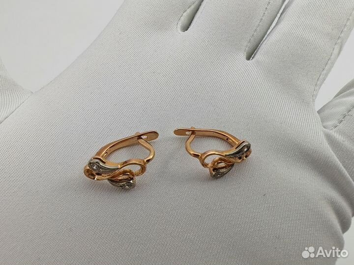 Пара серёг 585 пробы