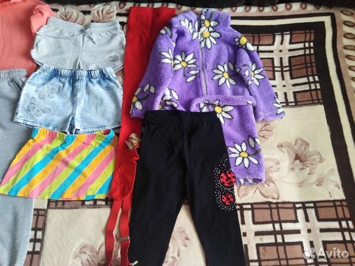Вещи пакетом на девочку, 4-6 лет