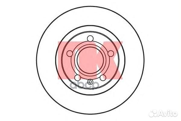 Диск тормозной audi A4 95/volkswagen passat 9700
