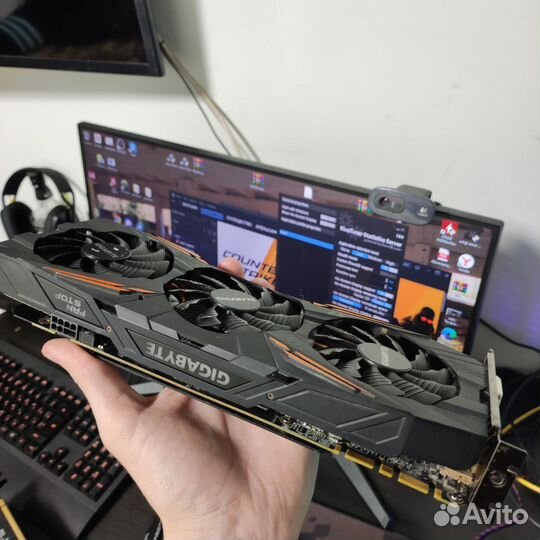 Видеокарта GTX 1070 TI, Gigabyte (не рабочая)