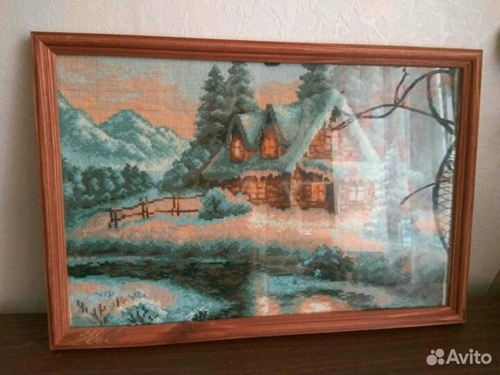 Картина вышитая крестом