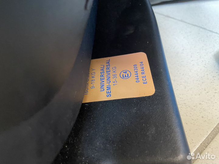 Автокресло 9-36 кг