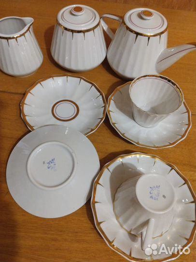 Чайный сервиз вербилки золотой дождь не комплект