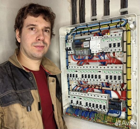 Услуги электрика. Электрик. Частный мастер