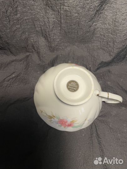 Чайная пара с ложечкой Япония, 1982