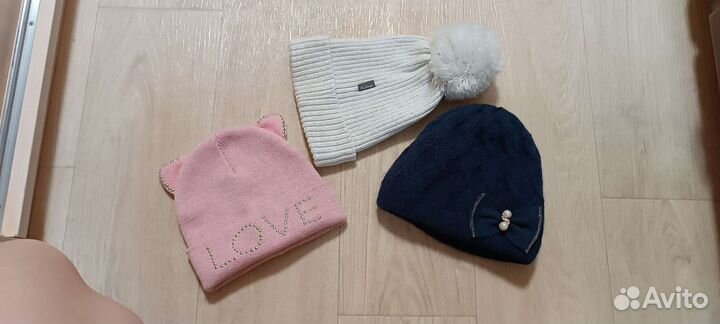Шапки для девочки на 2 - 4 года