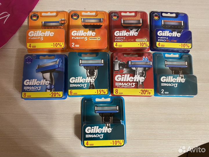 Кассеты gillette оригинал