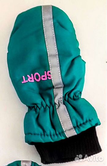 Варежки краги (зимние) на возраст от 4 до 6 лет