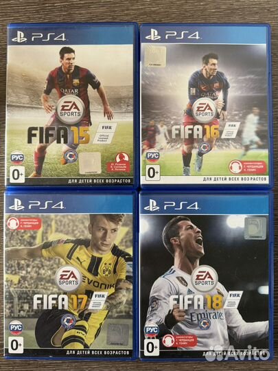 Игры FIFA 15,16,17,18 ps 4