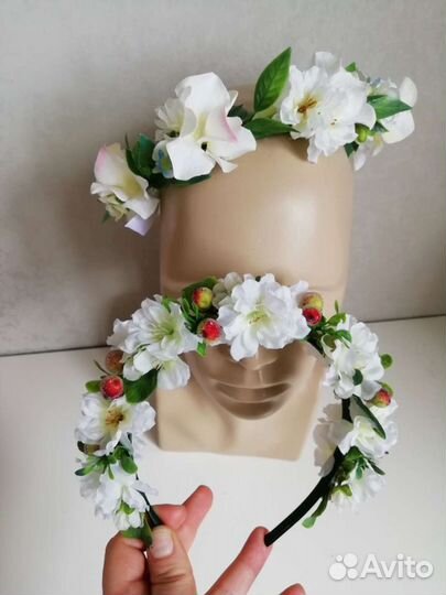 Ободоки с цветами