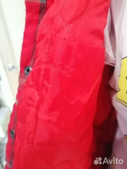 Рубашка утепленная на девочку 8-10лет