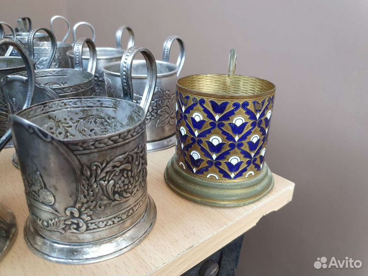 Подстаканник СССР серебро