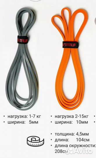 Набор эспандеров резинки для подтягивания