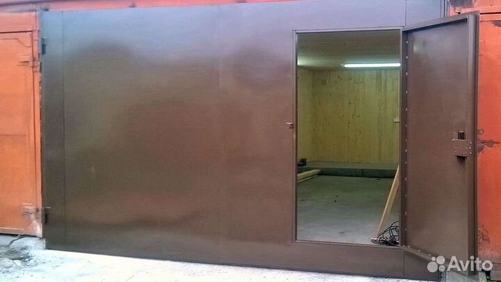 Ворота гаражные металлические