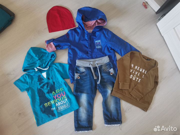 Вещи 80/86, обувь 22/23 пакетом на мальчика