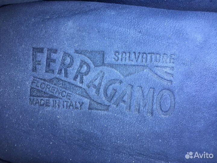 Туфли замшевые Salvatore Ferragamo мужские