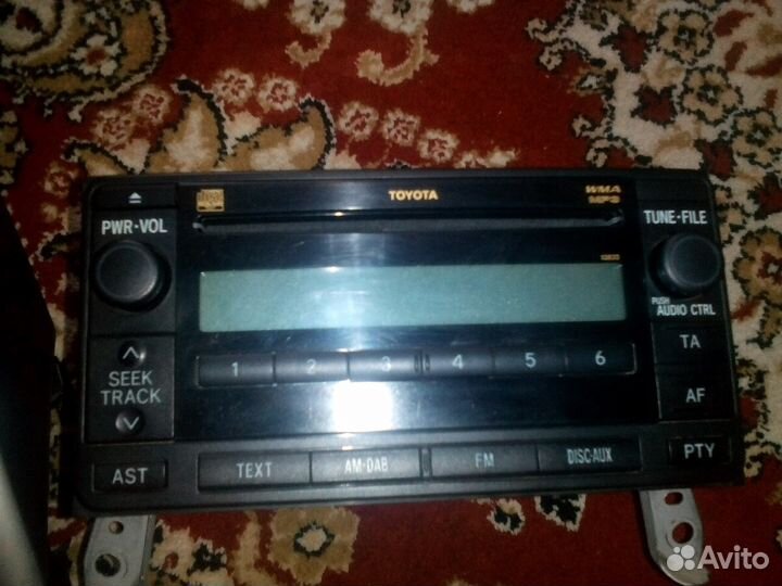 Штатная Магнитола на тайоту ланкрузер прадо 150