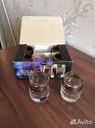 Хрустальные стопки Чехия