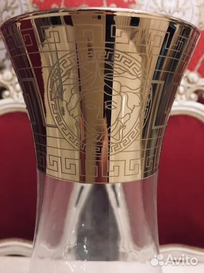 Versace вазы для цветов алмазная гравировка