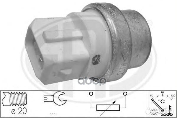 330139 Датчик температура ож renault meganne I