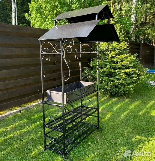 Мангал с крышей