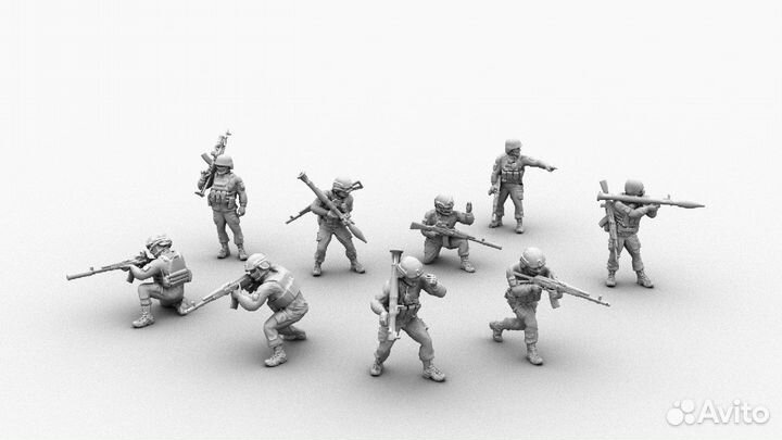 Набор солдатиков 1:72