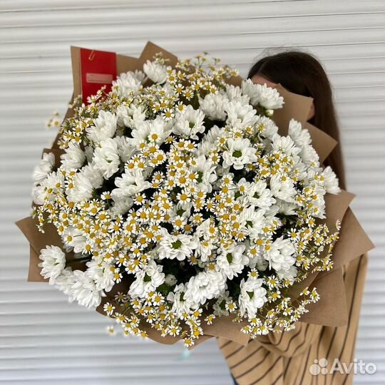 Букет ромашек. Букет гигант