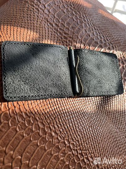 Кошелек мужской кожаный ручной работы