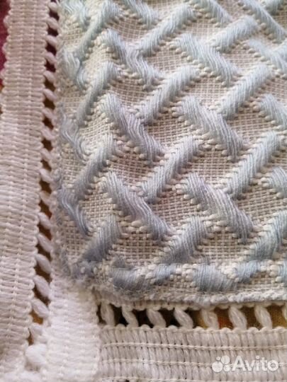 Плед вязаный / Покрывало детское новое