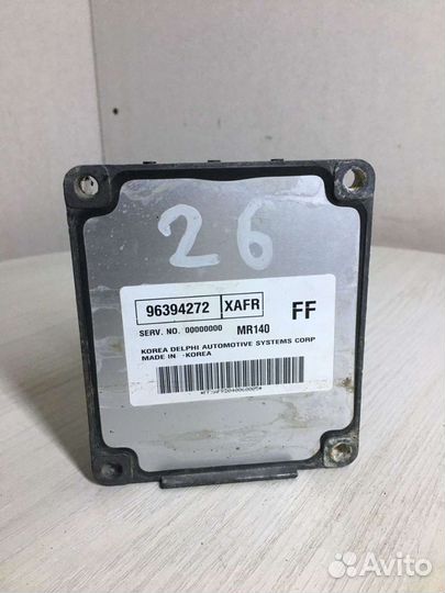 Блок управления двигателем Chevrolet aveo