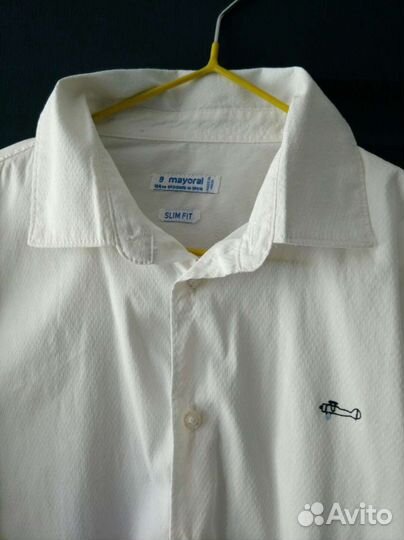 Рубашка для мальчика 2-3 класс, рост 134 см