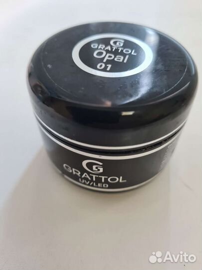 Гель для наращивания ногтей. Grattol Opal 01. 50ml
