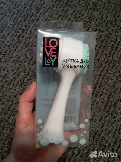Новая щетка для умывания двусторонняя массажер лиц