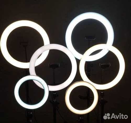 Кольцевые лампы 26-45 см