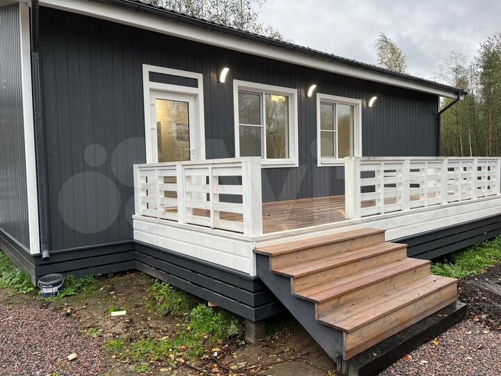 Коттедж 112,8 м² на участке 8,6 сот.