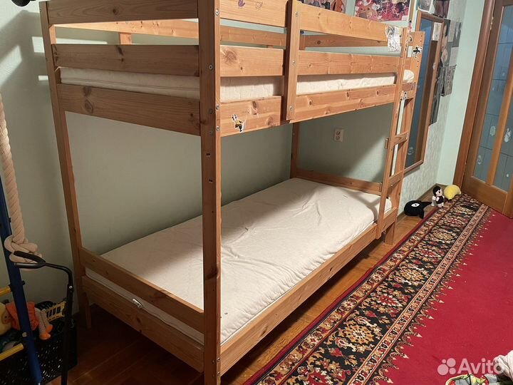 Кровать двухъярусная IKEA mydal (мидал)