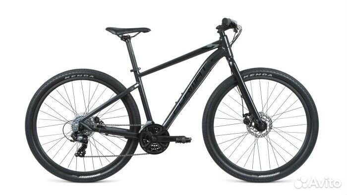 Велосипед горный Format 1432 d-27,5 2х8 (2023) M ч