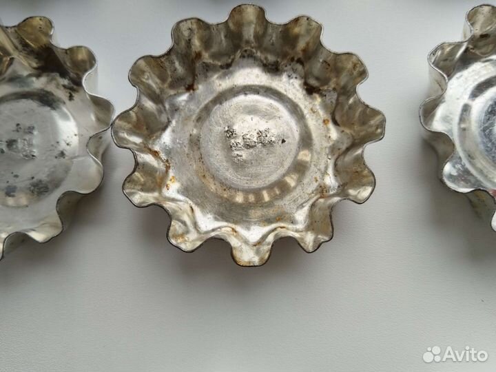 Формочки для выпечки кексов СССР. 18 штук