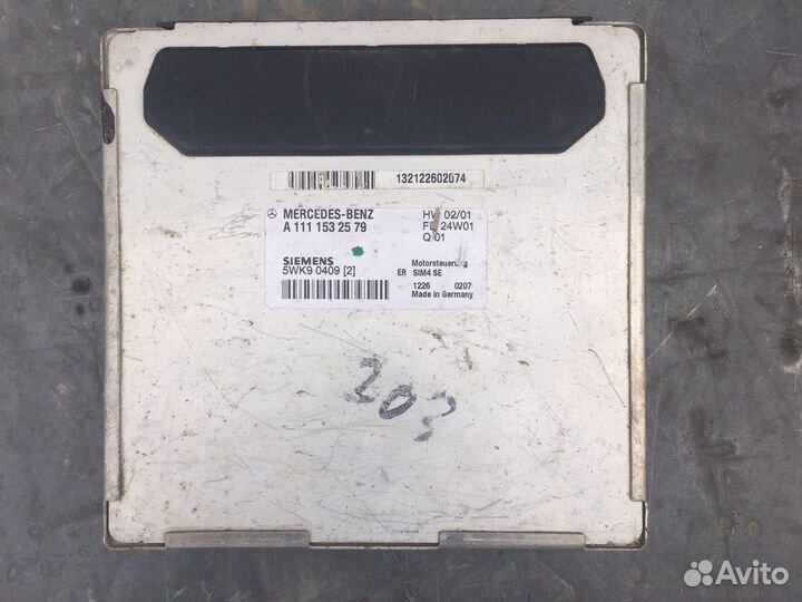 Эбу Мозги Mercedes C W203 2002г