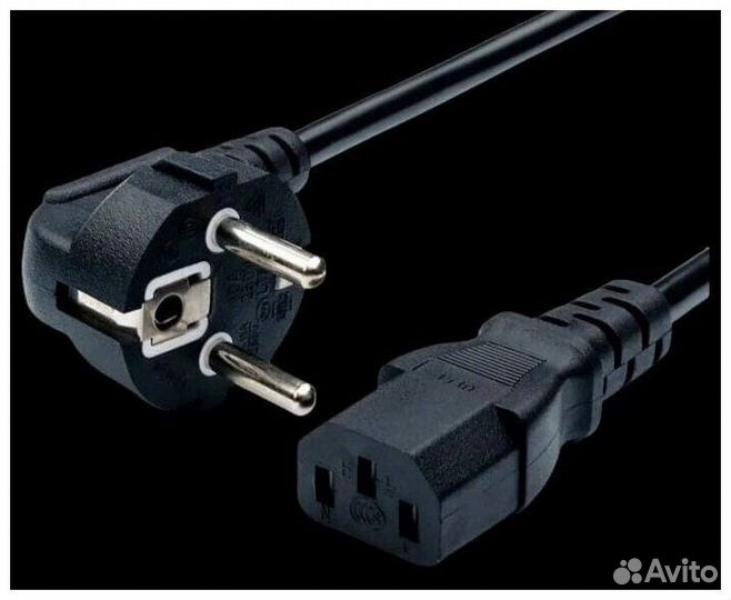 Шнур Кабель Провод сетевой электрический 220B 1м