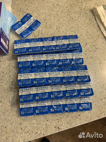 Линзы eжедневные adria GO -2.5 (5, 10, 30шт)