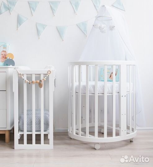 Манеж-кроватка детская