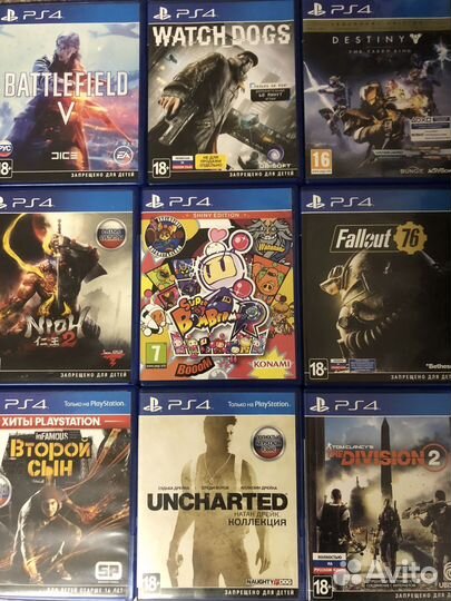 Игры, Диски для PS 4