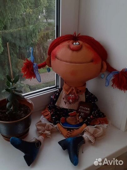 Текстильная интерьерная кукла