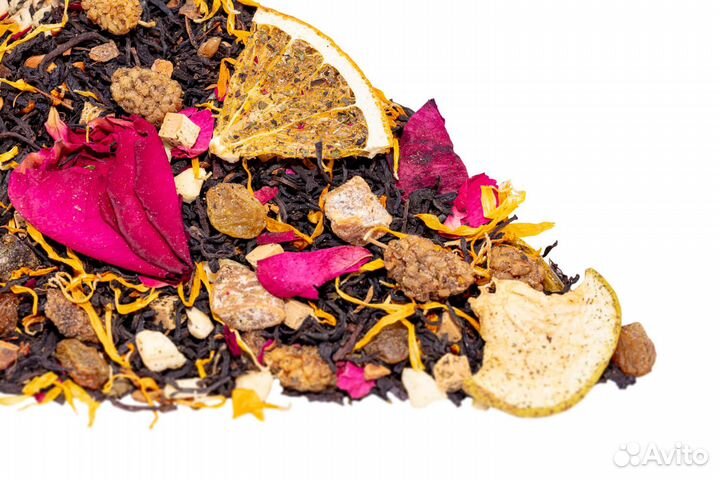 Цейлонский черный чай с ягодами тутовника