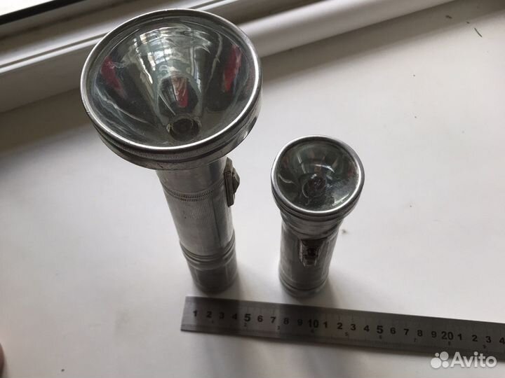 Фонарики СССР, под толстые батарейки