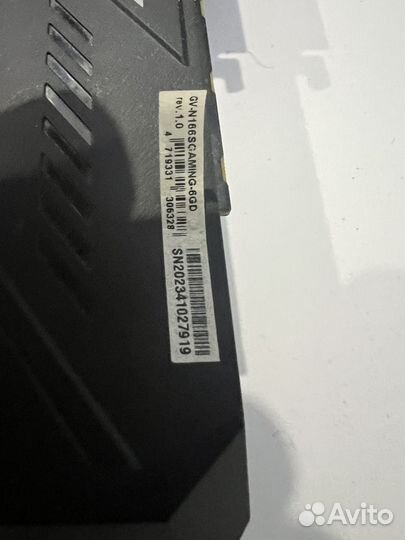 Видеокарта Gigabyte GTX 1660 Super 6gb OC 3fan