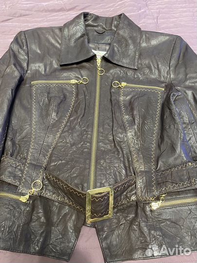 Куртка кожаная женская 44 размер