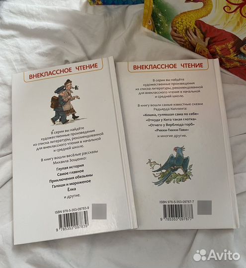 Книги для внеклассного чтения