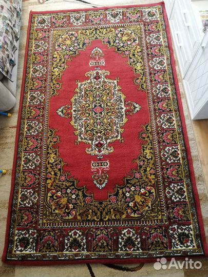 Ковер шерстяной СССР 1.5*2.5м